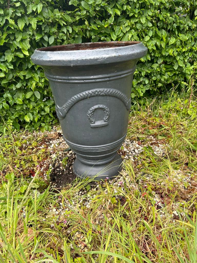 Decoratieve gietijzeren plantenbak, Ophalen, Overige materialen, Gebruikt, Balkon