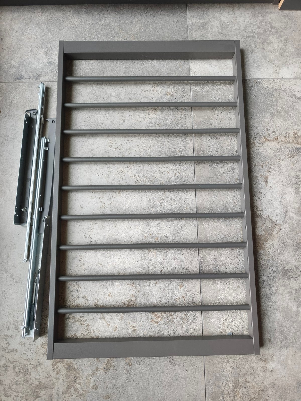 Ikea Komplement broekhanger/rek 100x58 donkergrijs, Ophalen of Verzenden, Zo goed als nieuw