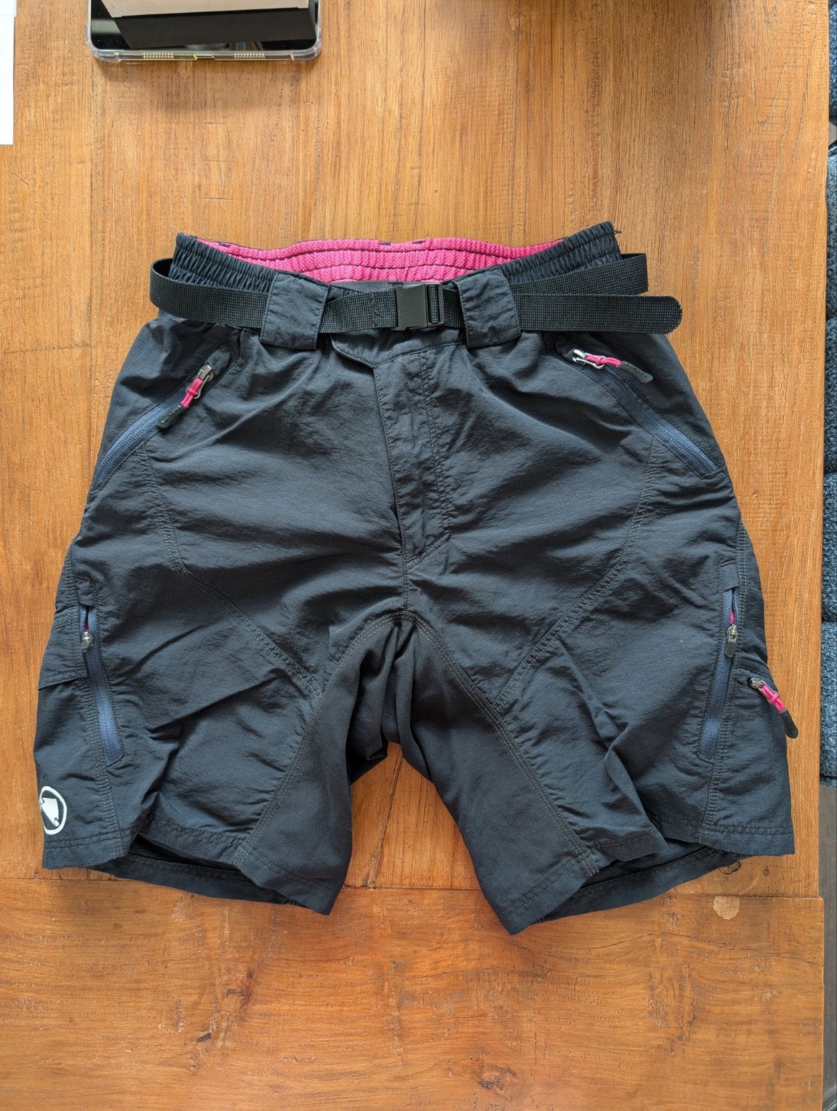 Endura fietsbroek dames S Zwart/Roze, S, Nieuw, Endura, Dames