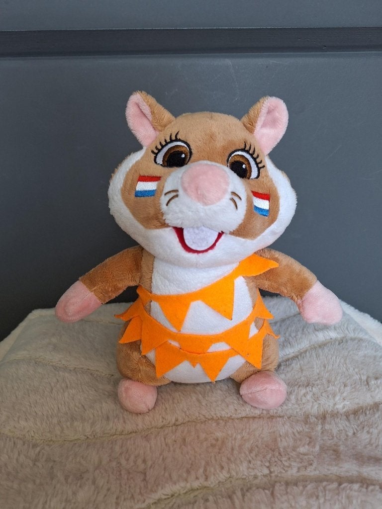 AH hamster oranje vlaggetjes, Albert Heijn, Overige typen, Ophalen of Verzenden, Zo goed als nieuw