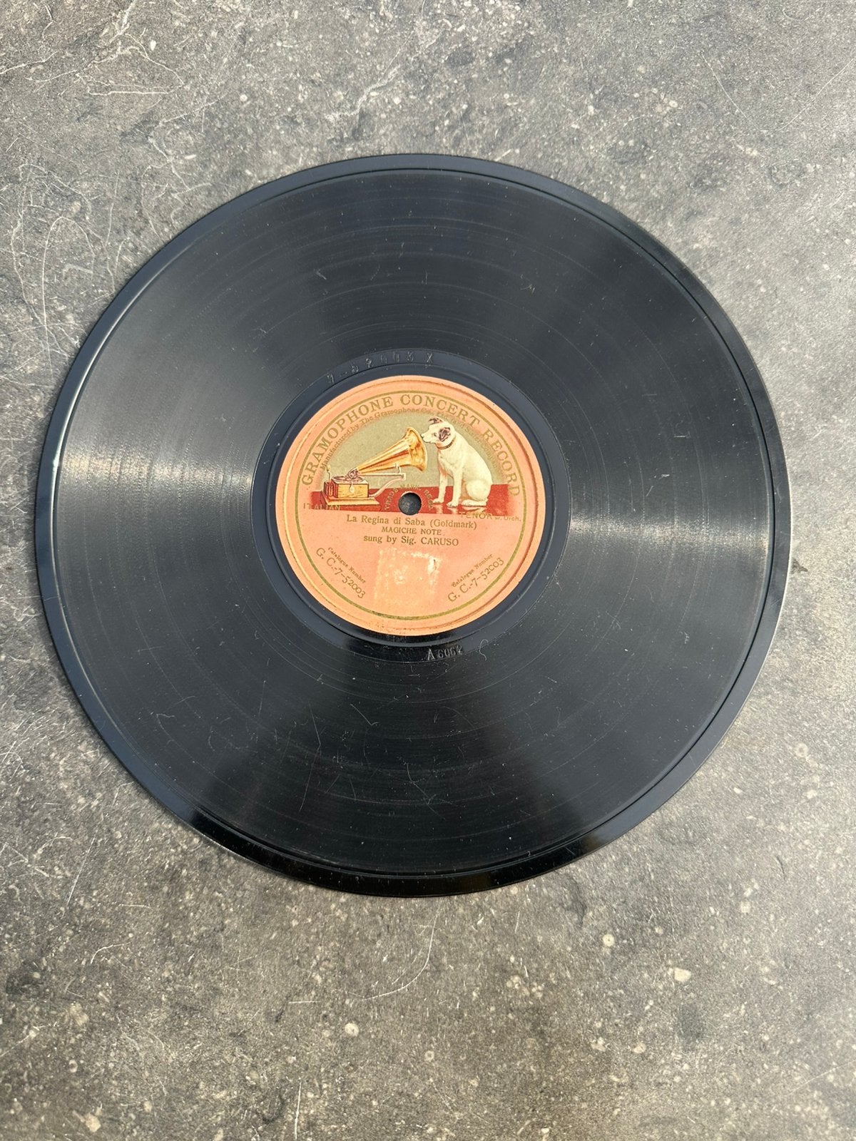 Antieke Schellak 'Gramophone Concert Record' 78 toeren, Antiek en Kunst, Ophalen of Verzenden