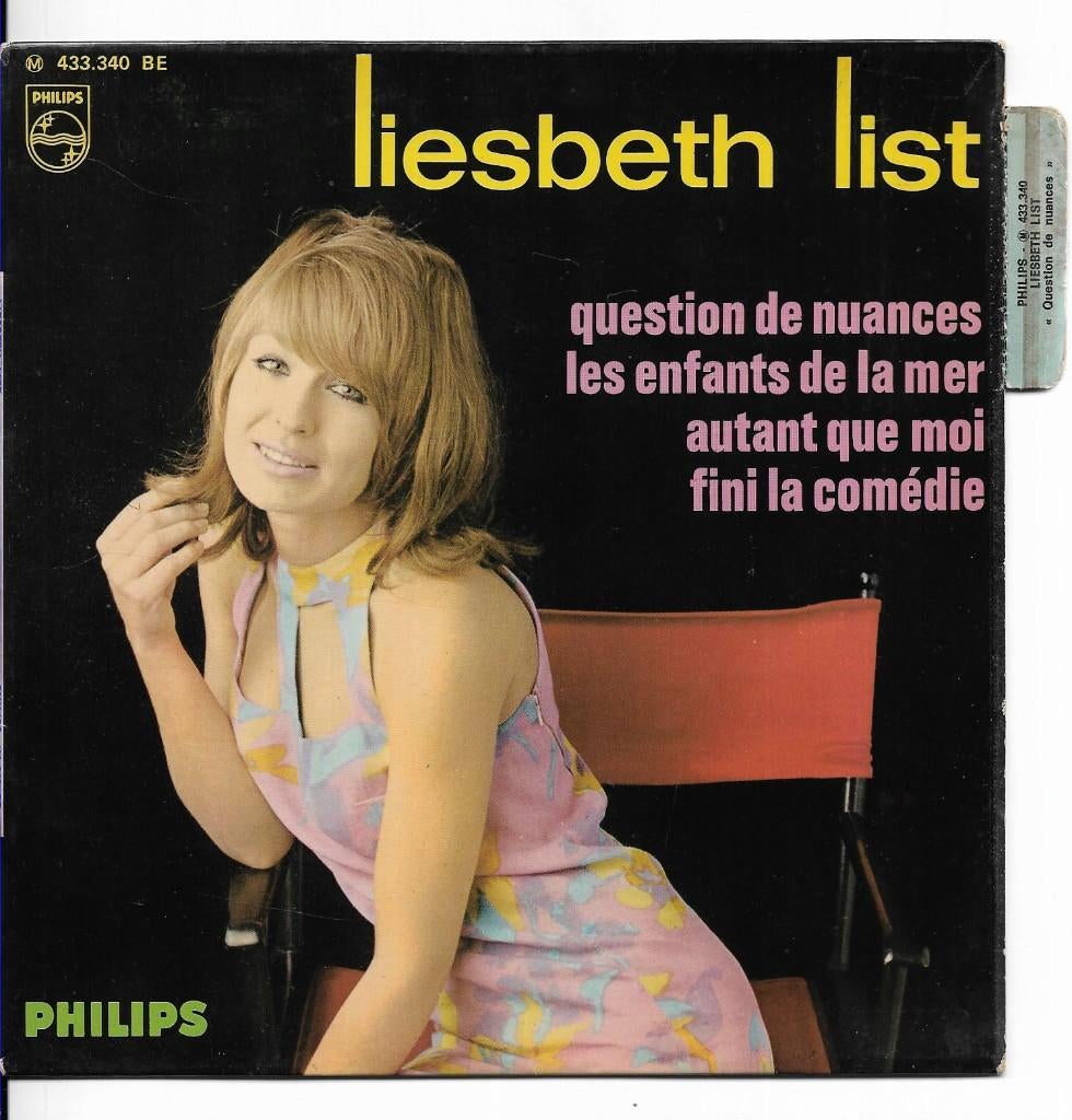 Liesbeth List EP, Cd's en Dvd's, Vinyl Singles, 7 inch, Ophalen of Verzenden, Zo goed als nieuw, Pop