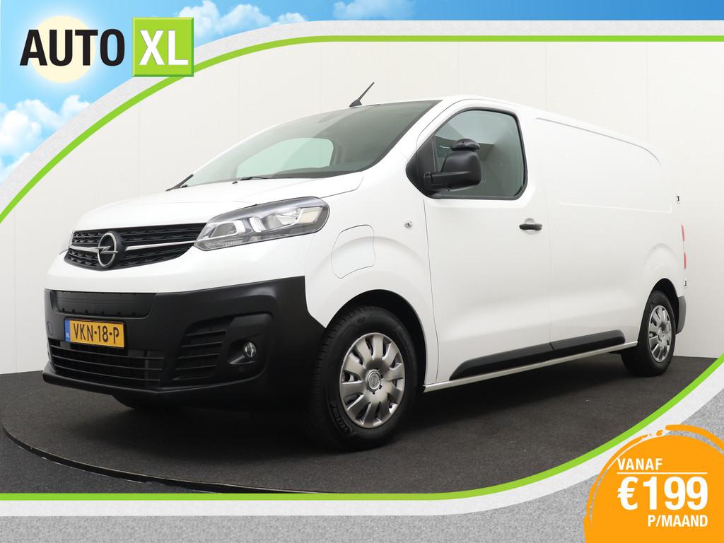 Opel Vivaro-e L2 Edition 75 kWh 3-Pers Camera Carplay Dodeho, Auto's, Bestelauto's, 136 pk, Gebruikt, Zwart, Leder en Stof