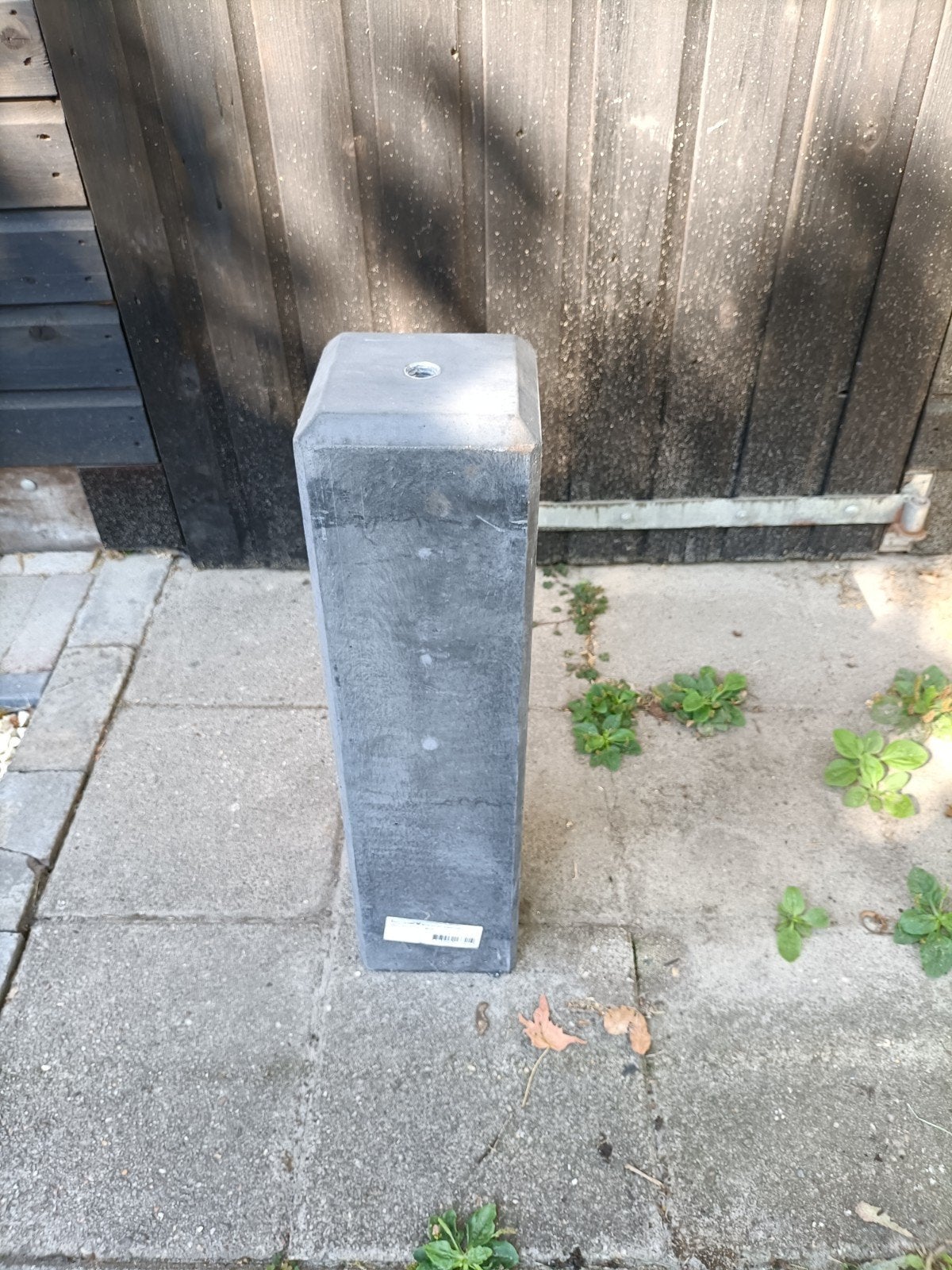 Betonpoer M antraciet staander 58x15x15 cm - M20, Doe-het-zelf en Verbouw, Ophalen of Verzenden