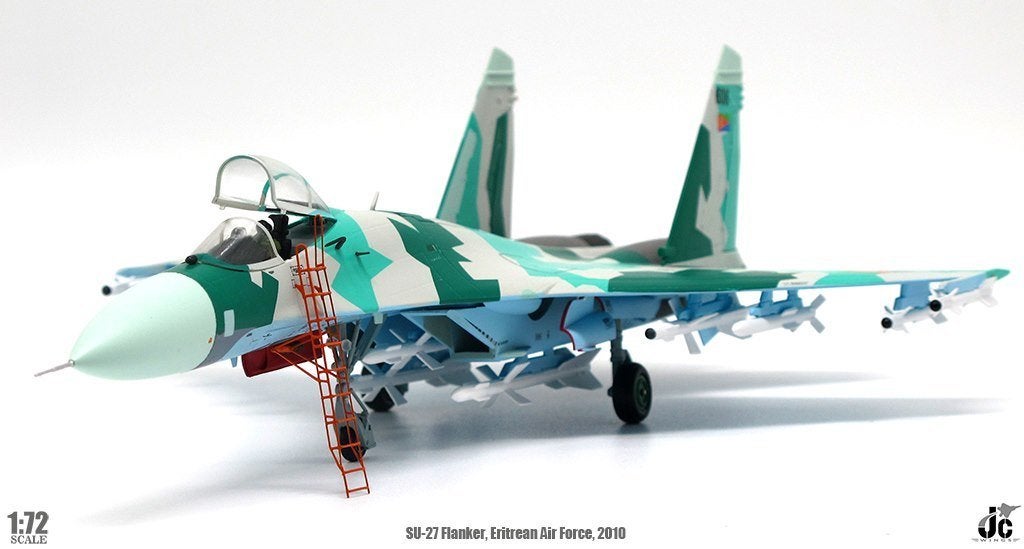 Sukhoi Su-27 Flanker Eritrean Republic Air Force JC Wings, Glow2B Germany GmbH Erlenbacher Str. 3 shop@glow2b.de, Schaalmodel