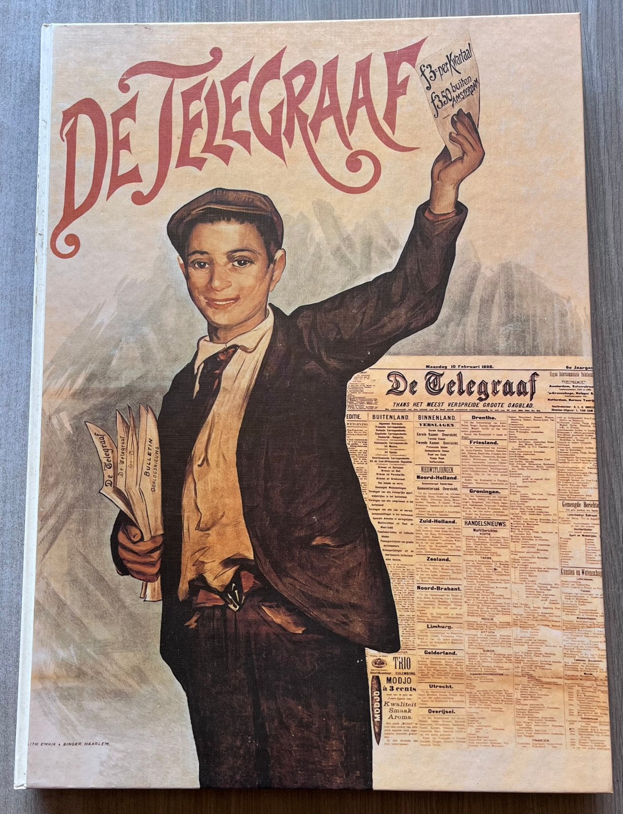 Gigantisch Boek - 100 jaar De Telegraaf - 1893/1993, Ophalen of Verzenden, Gelezen