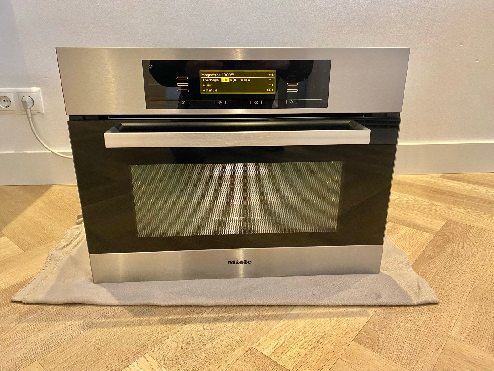 Miele H5080BM Combi-oven/Magnetron -, 45 tot 50 cm, Bella, Hete lucht, Ophalen of Verzenden