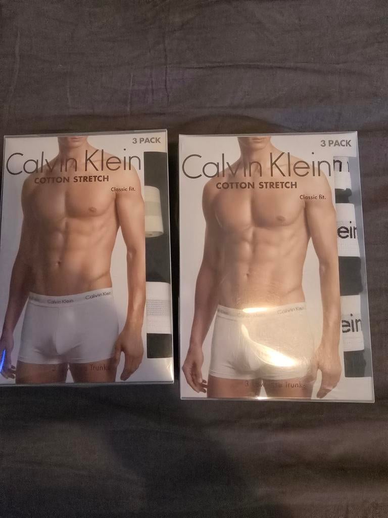 5 Calvin Klein onderbroeken, Ophalen, Zwart, Boxer