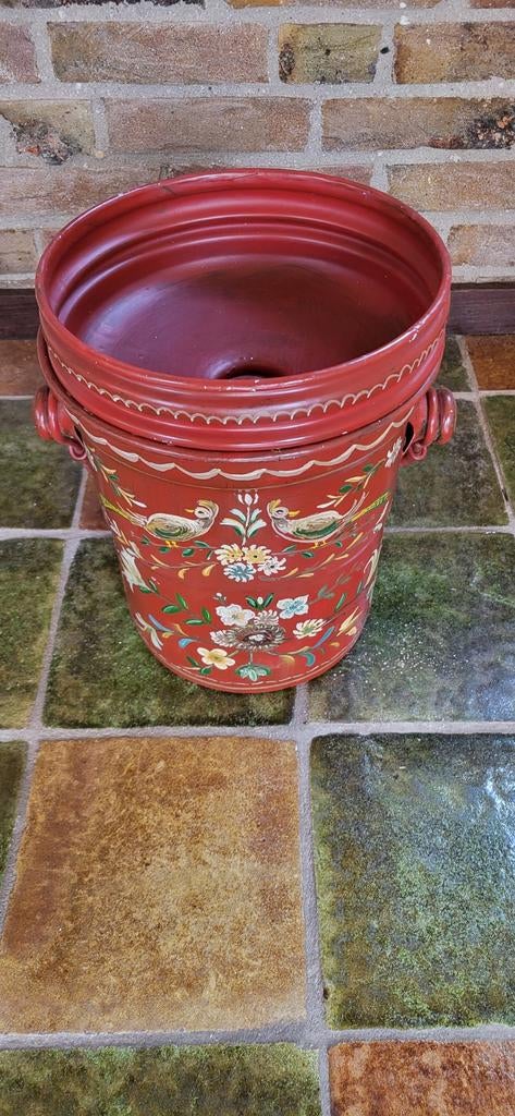 Antieke Hindelooper WC met afsluitklep, Antiek en Kunst, Ophalen