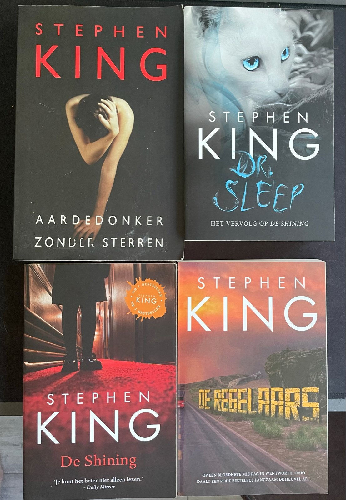 Stephen King Boeken: Aardedonker, Dr. Sleep, De Shining, De, Ophalen of Verzenden, Gelezen, Nederland