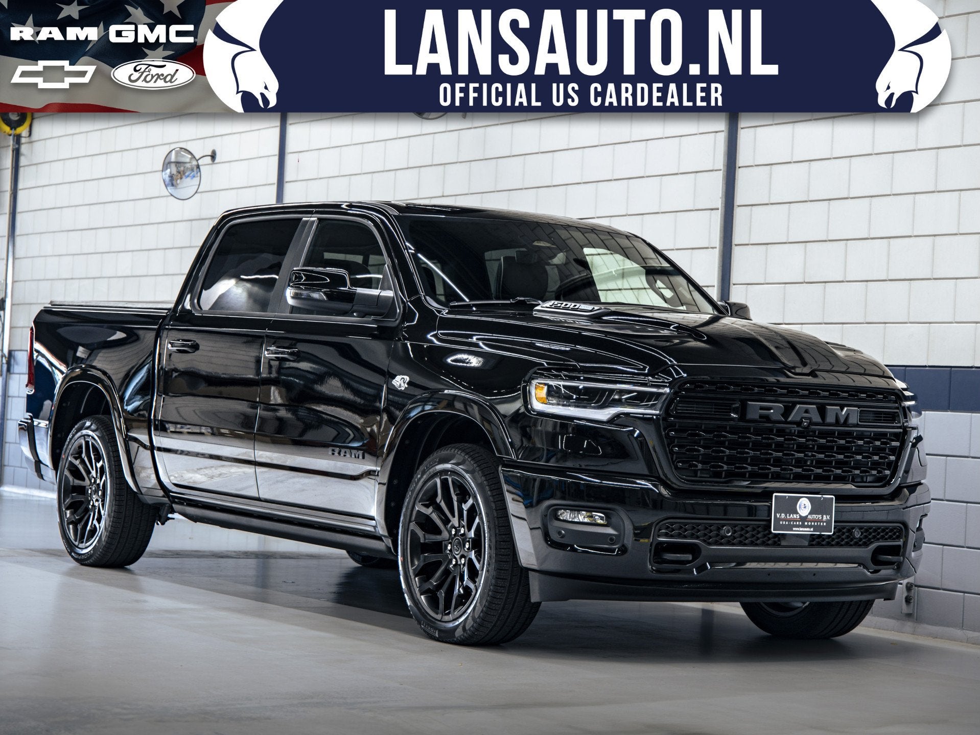 2026 Dodge Ram 1500 5.7L V8 Limited (bj 2026), Auto's, Automaat, 5654 cc, Verwarmde buitenspiegels, 402 pk