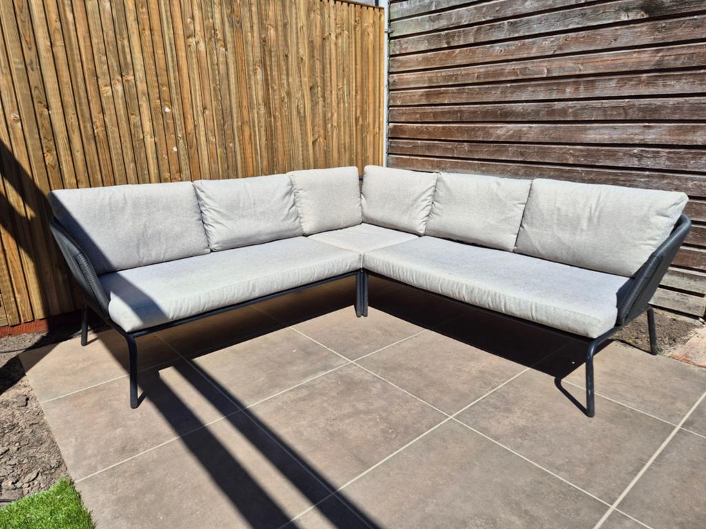 Loungeset Kopenhagen (Karwei) - 220x220x75 cm, Tuin en Terras, Tuinsets en Loungesets, Ophalen, Gebruikt, Loungeset, Bank