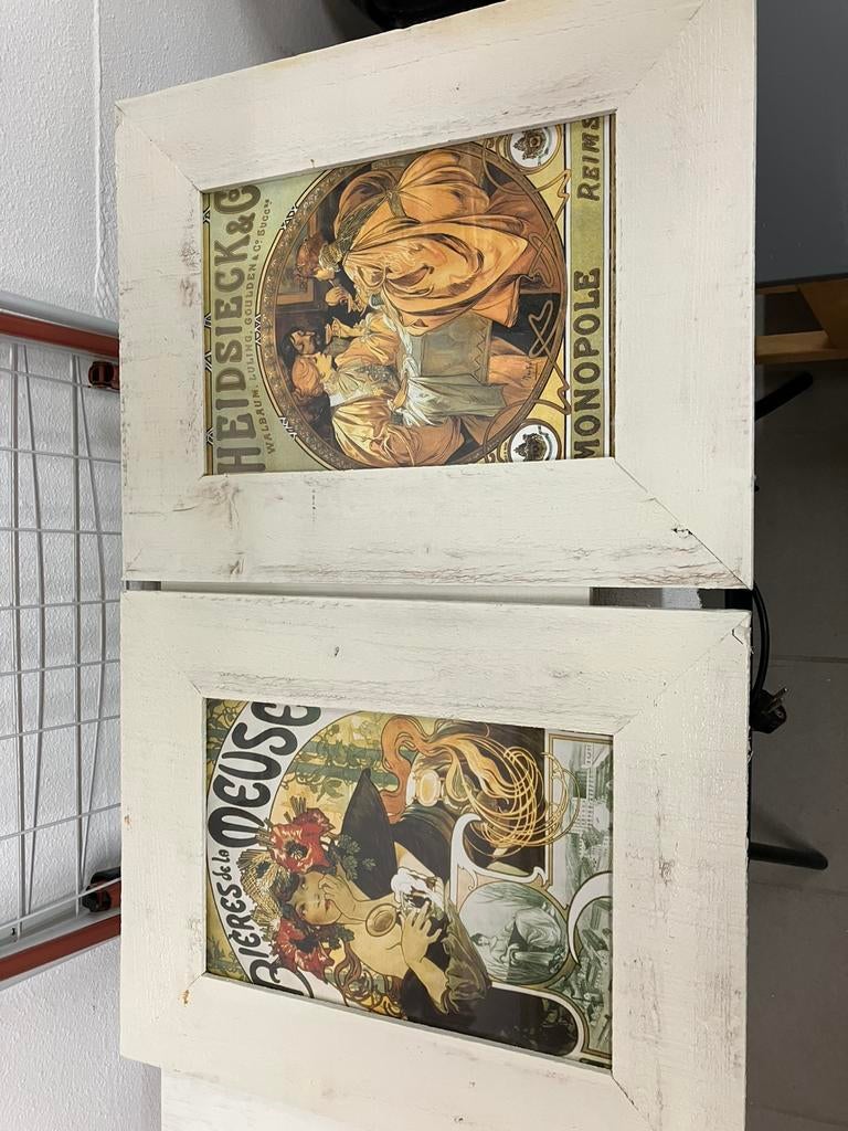 Twee houten wissellijsten, Ophalen, Zo goed als nieuw