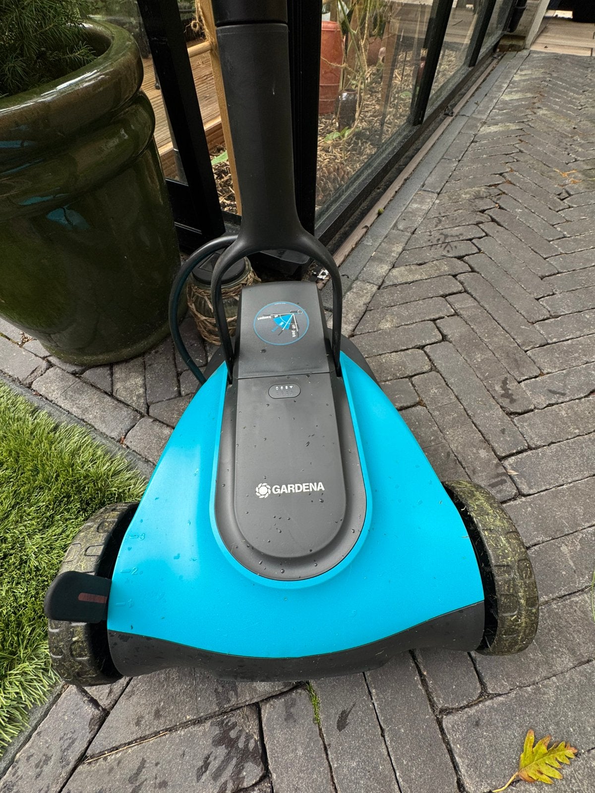 Te koop Gardena handymower incl accu, Ophalen, Gebruikt, Accu-grasmaaier, Mulchfunctie