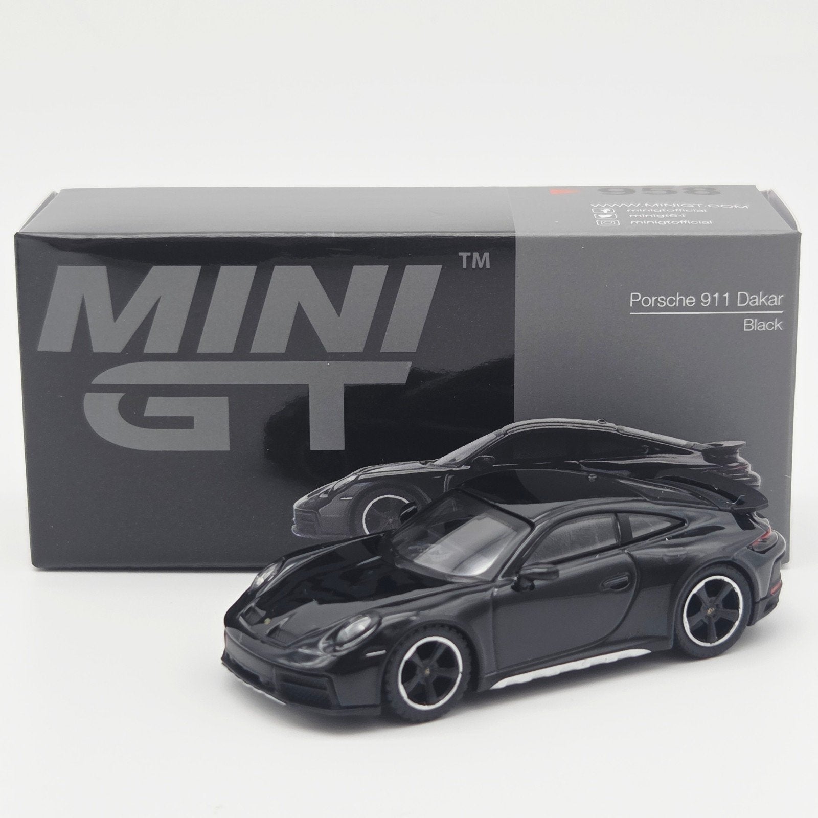 AKTIE! Mini Gt – 2023 Porsche 911 (992), Dakar black 958