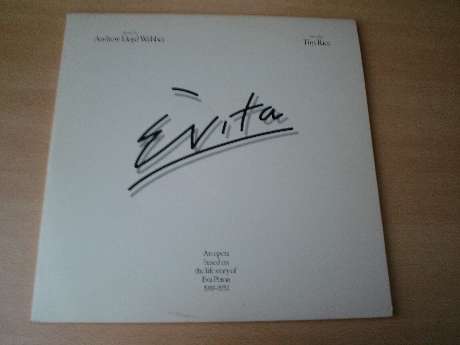 Evita Peron lp, Ophalen of Verzenden, Zo goed als nieuw, 12 inch