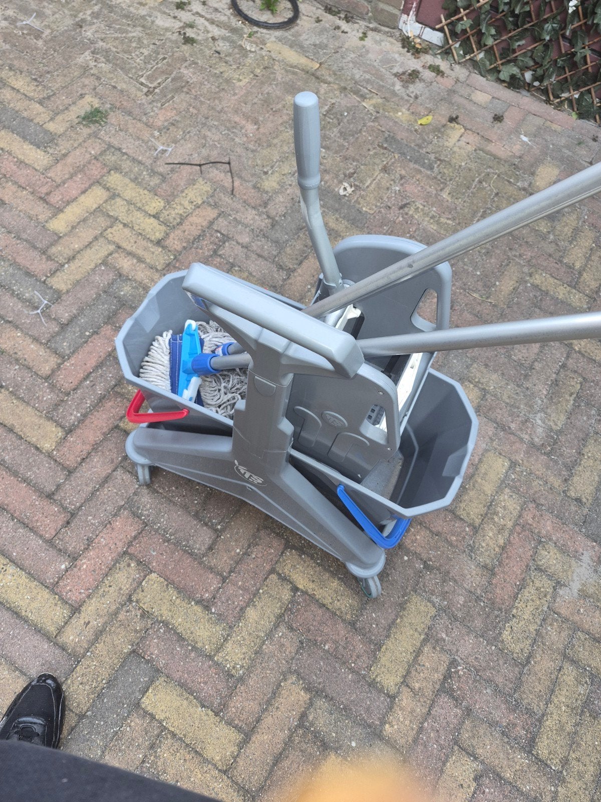 Professionele Dweilemmer met Wringer en Opbergbakken, Huis en Inrichting, Schoonmaakartikelen, Ophalen, Dweilemmer, -bak, of -wagen