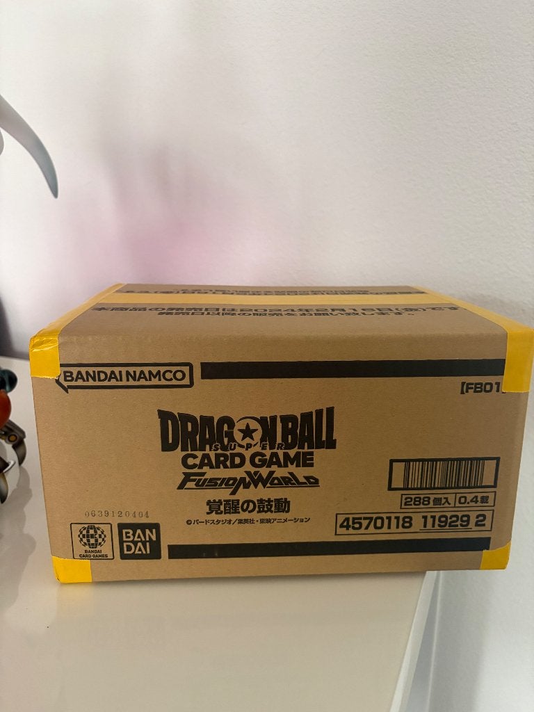 Dragon ball fusion world FB01 booster box case JP, Ophalen of Verzenden, Nieuw, Boosterbox