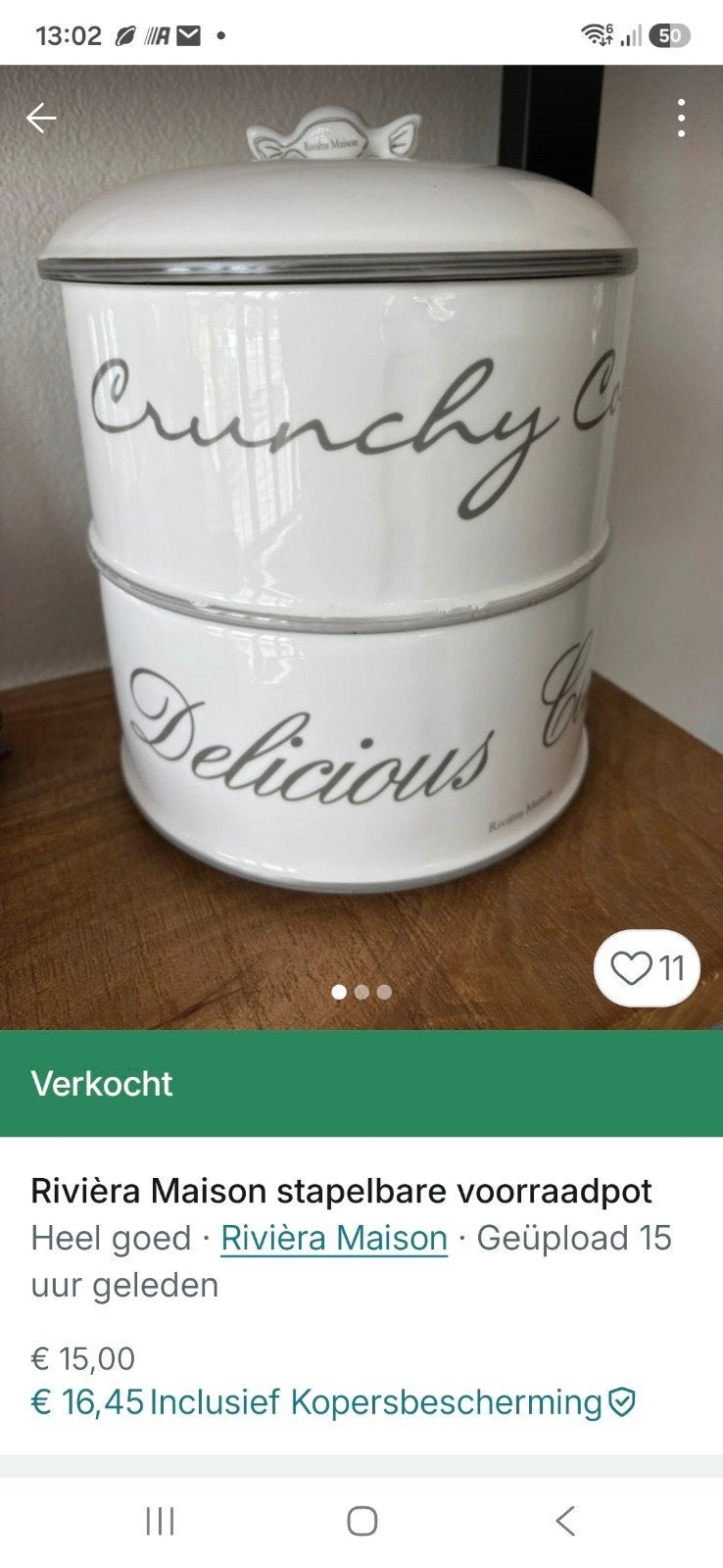 GEZOCHT riviera maison  snoeppot, Huis en Inrichting, Ophalen of Verzenden
