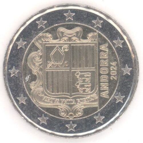 2 Euro Andorra 2024 - Reguliere Munt - UNC, Verzenden, Overige landen, 2 euro, Losse munt