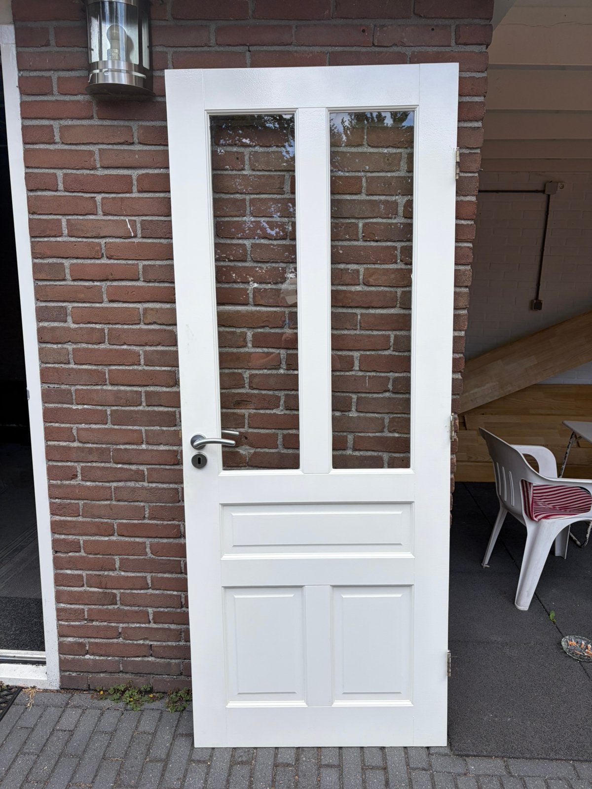 Stompe deur incl. Slot, Doe-het-zelf en Verbouw, Deuren en Horren, Ophalen of Verzenden, Zo goed als nieuw, Binnendeur, 200 tot 215 cm