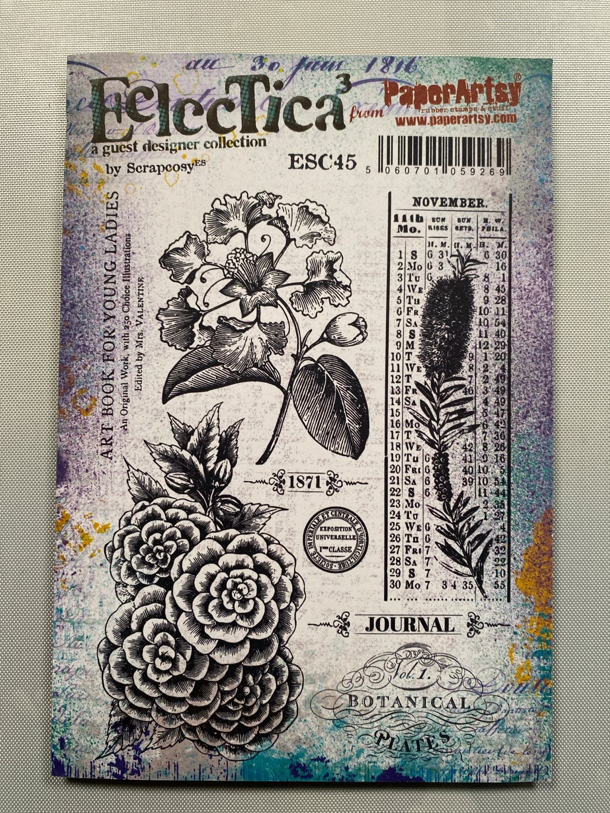 PaperArtsy Eclectica Stempels - Scrapcosy, Ophalen of Verzenden, Zo goed als nieuw, Unmounted stempel