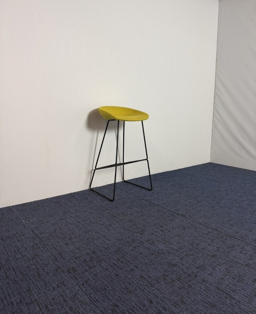 7 x Barkruk HAY About A Stool 'AAS' 39 - geel/zwart