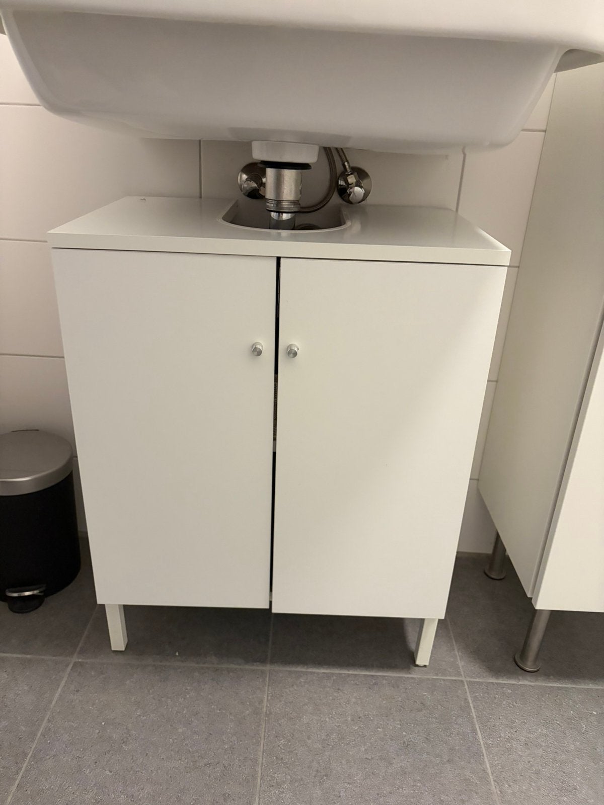 Wastafel onderkast wit - IKEA NYSJÖN, Huis en Inrichting, Ophalen, 50 tot 100 cm, Zo goed als nieuw, Minder dan 100 cm