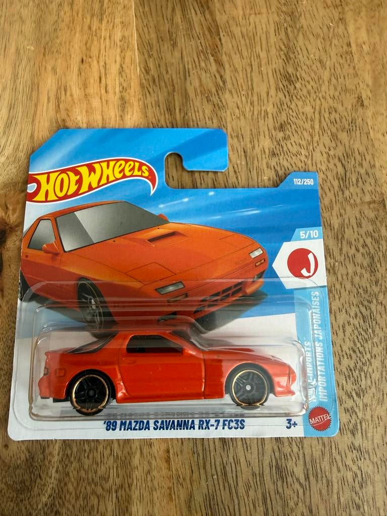 Hot Wheels '89 Mazda Savanna RX-7 FC3S - Nieuw in verpakking, Ophalen of Verzenden, Zo goed als nieuw, Auto