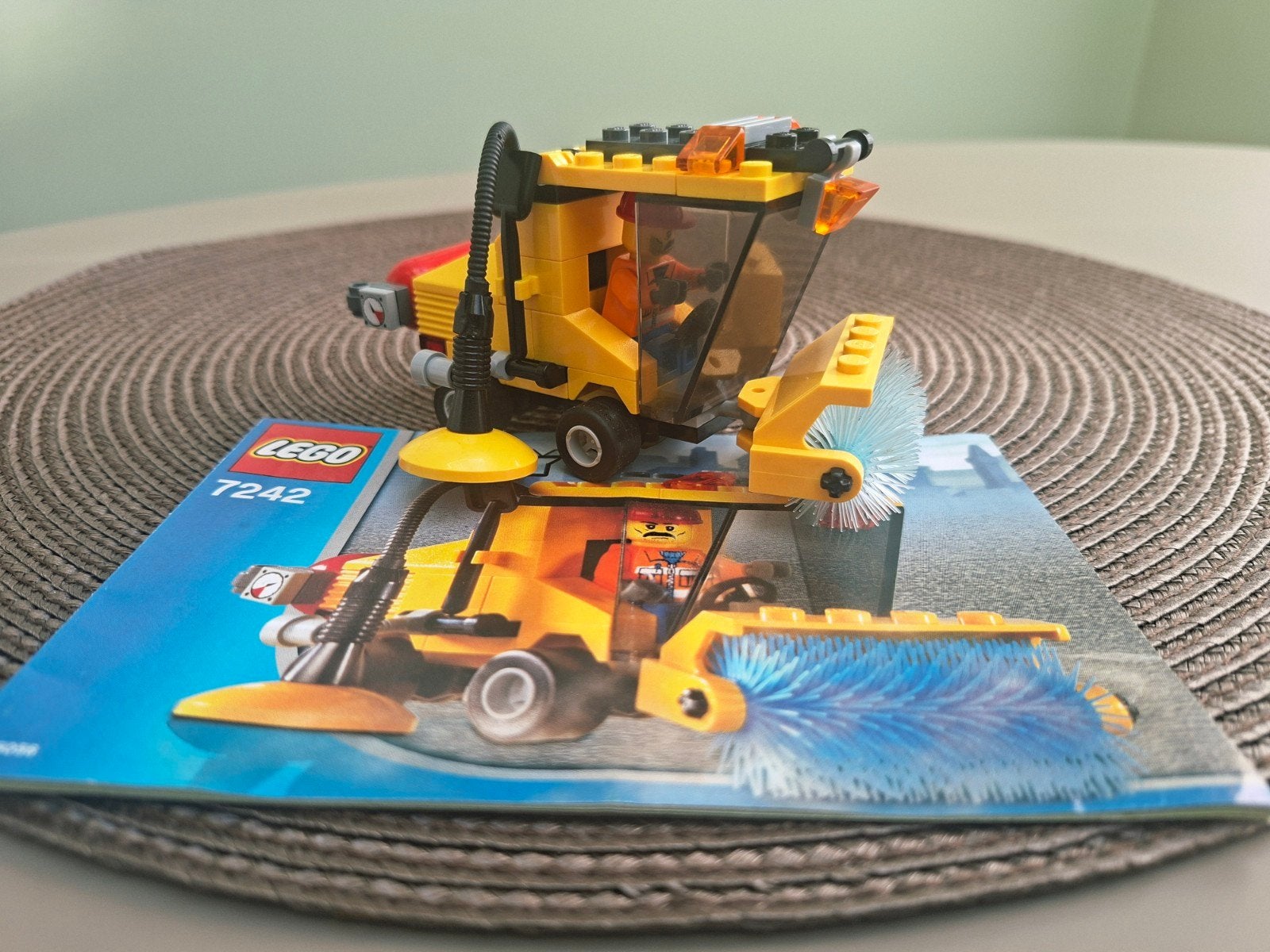 Lego City 7242 Straatveger met instructies, City, Lego, Ophalen of Verzenden, Zo goed als nieuw