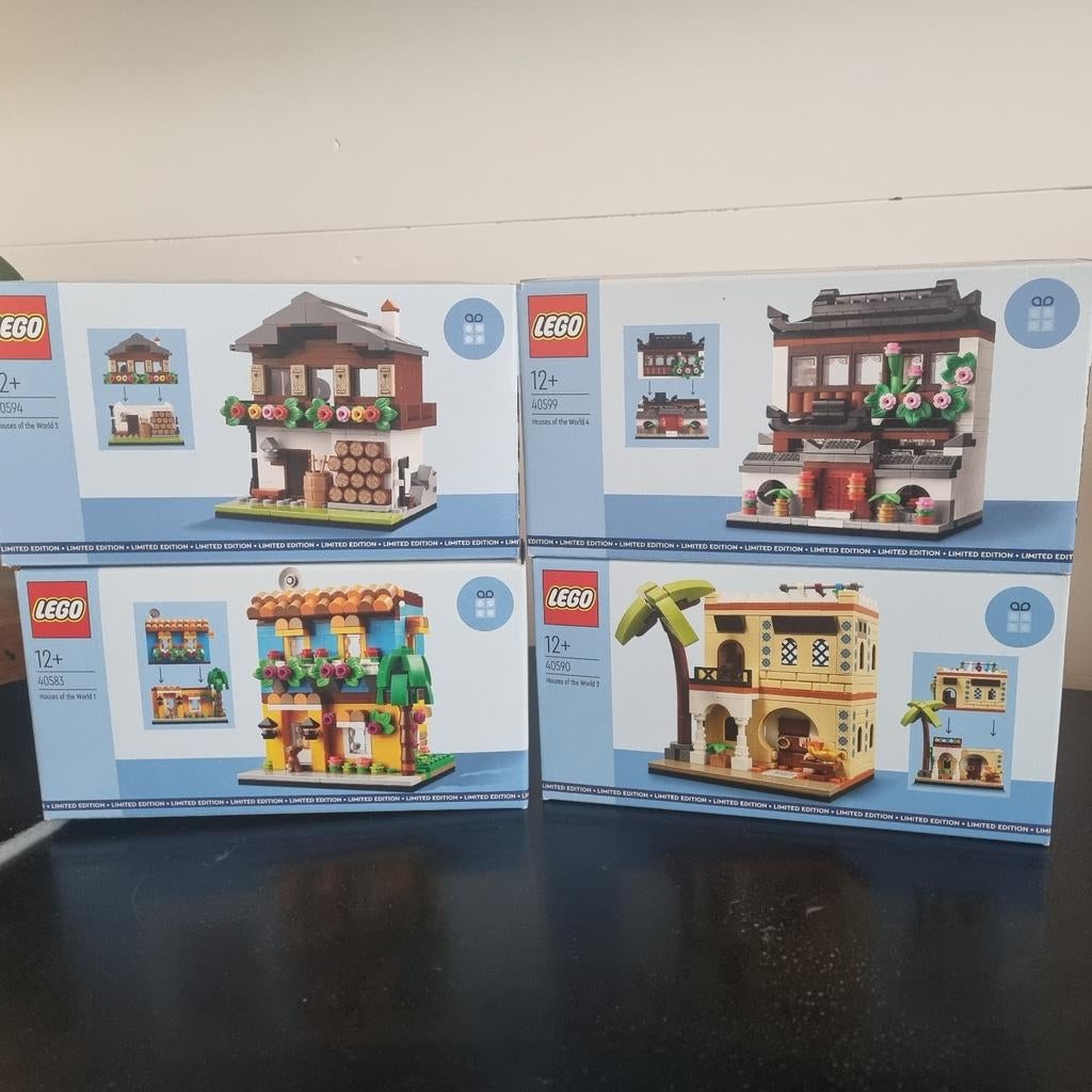 Lego House of the World 1,2,3 en 4 zgan, Lego, Ophalen of Verzenden, Zo goed als nieuw, Compleet