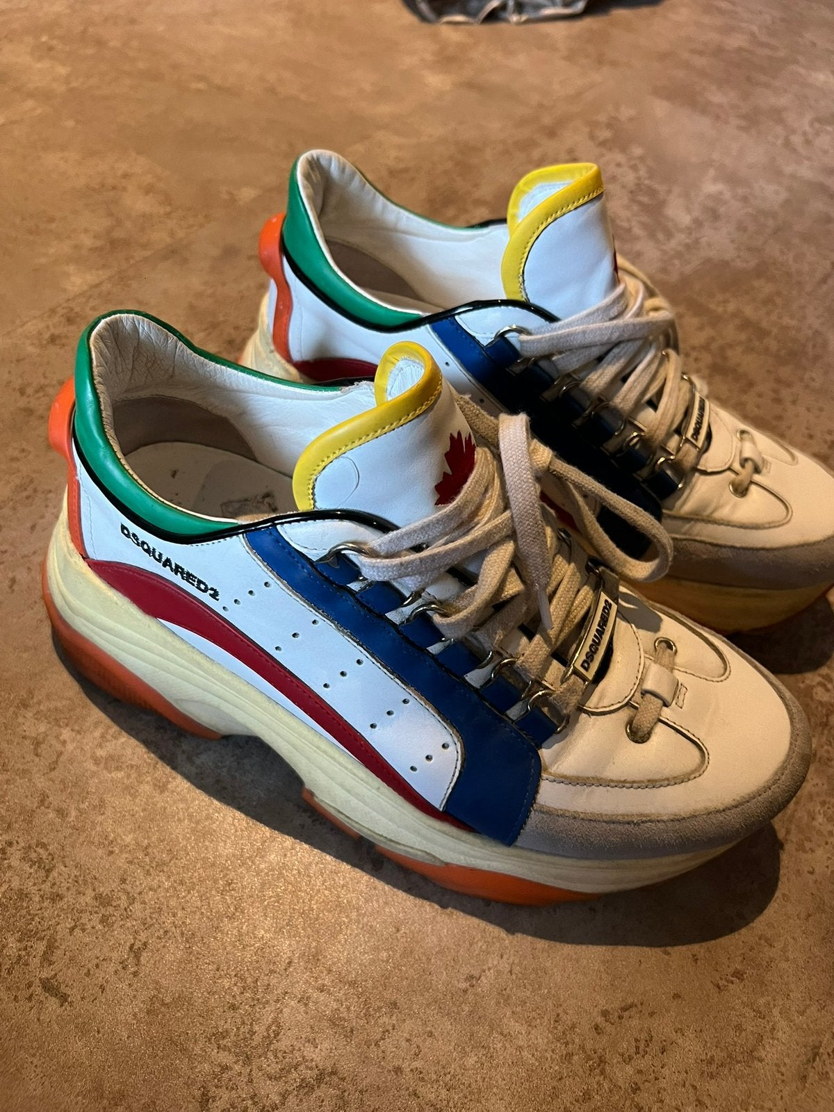 DSQUARED2 sneakers maat 39 origineel zgan, G, Wit, T, Ophalen of Verzenden