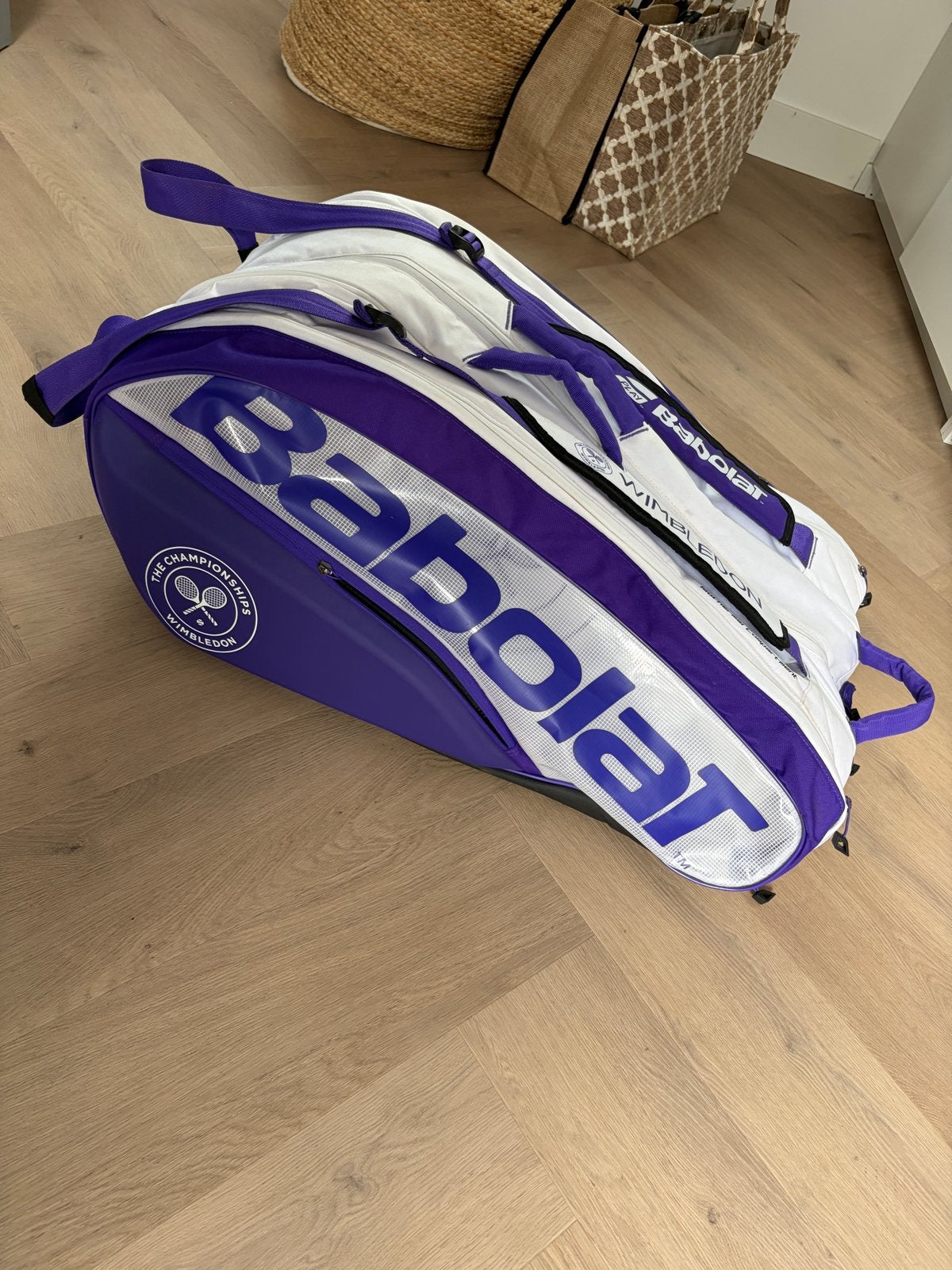 Babolat Wimbledon Tennistas - 9 rackets, Sport en Fitness, Tennis, L2, Ophalen of Verzenden, Zo goed als nieuw, Tas