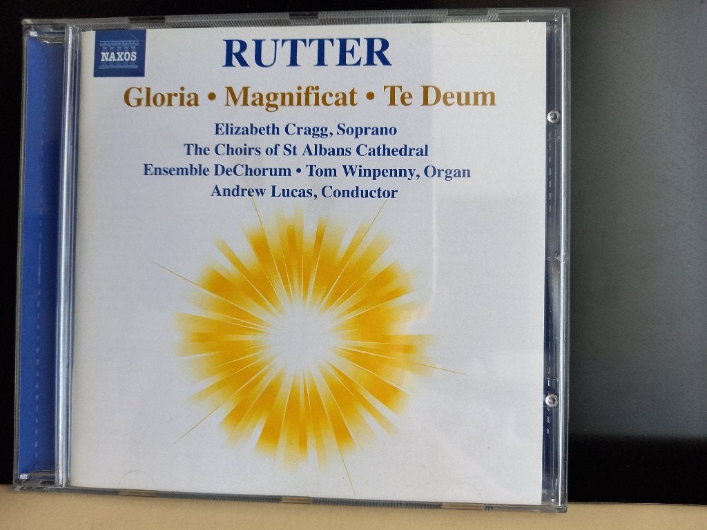 Rutter John - Gloria Magnificat Te Deum- E.Cragg The Choirs, Ophalen of Verzenden, Modernisme tot heden, Zo goed als nieuw