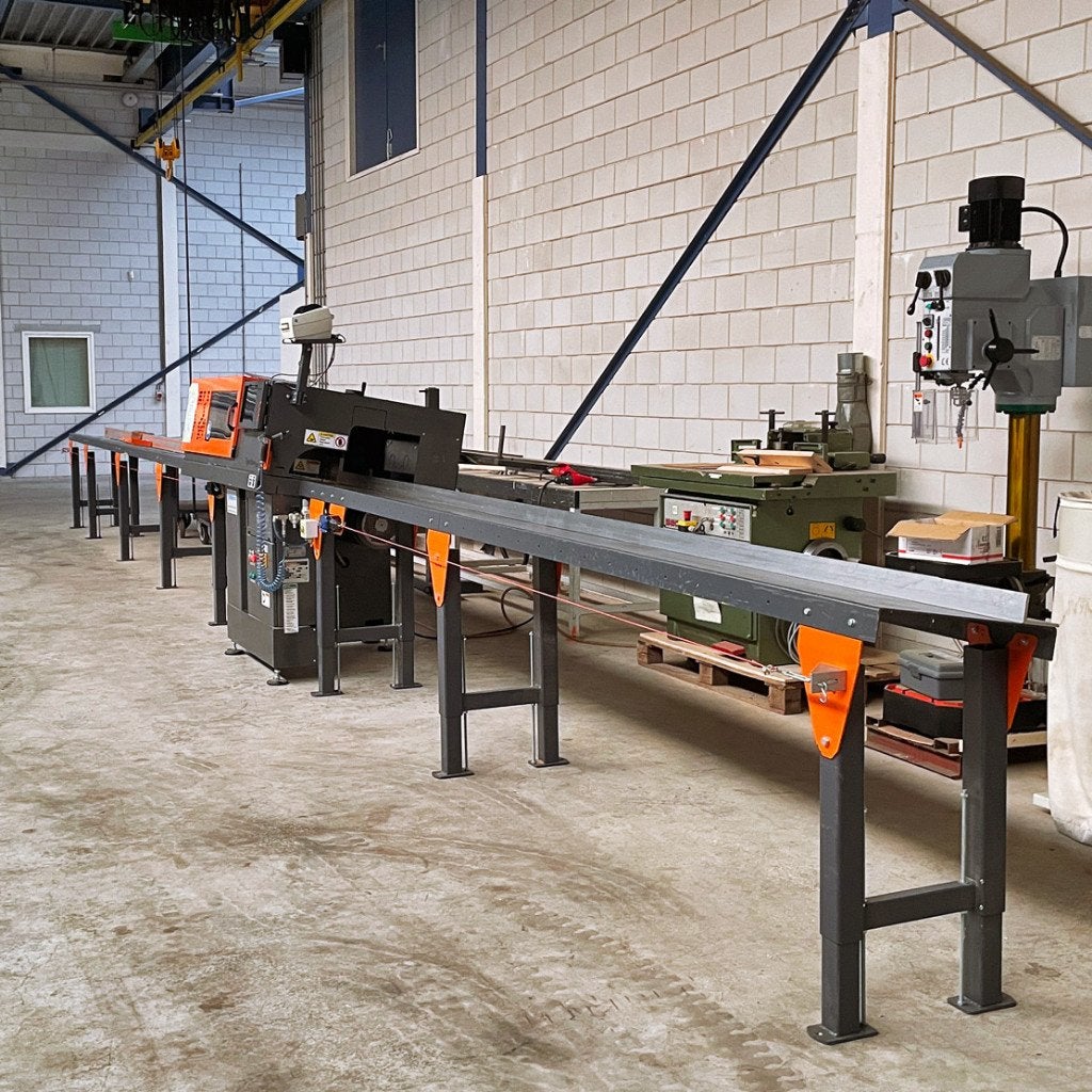 TigerStop TS1000 computergestuurde afkortzaagmachine (#2164), Doe-het-zelf en Verbouw, Gereedschap | Zaagmachines, Ophalen, 70 mm of meer