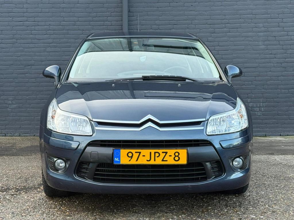 Citroen C4 1.6 HDiF Anniversaire EB6V NAVI | AIRCO | CRUISE, Auto's, Citroën, Stof, Gebruikt, 4 cilinders, Blauw