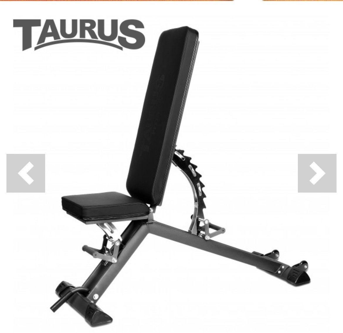 Taurus Verstelbare Fitnessbank - Kracht en Comfort, Ophalen, Krachtstation, Armen, Zo goed als nieuw