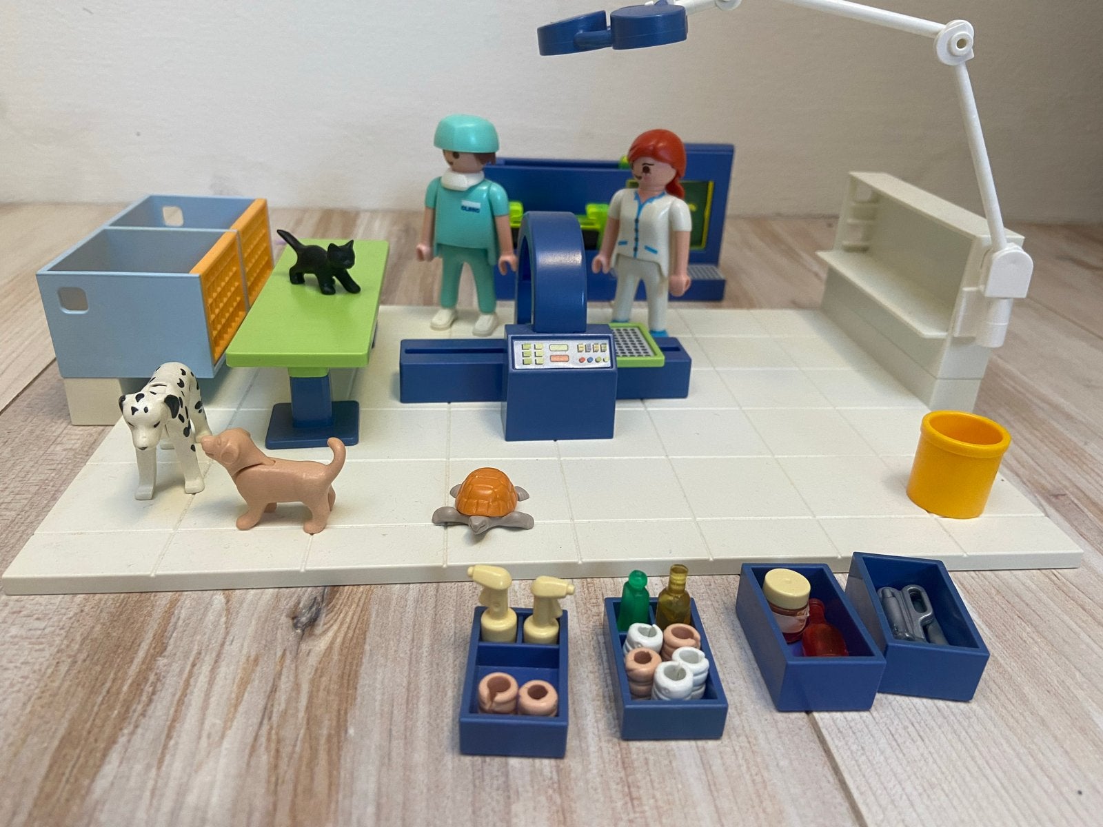 Playmobil Dierenkliniek set 4346, Gebruikt, Gebouw, Complete set, Ophalen of Verzenden
