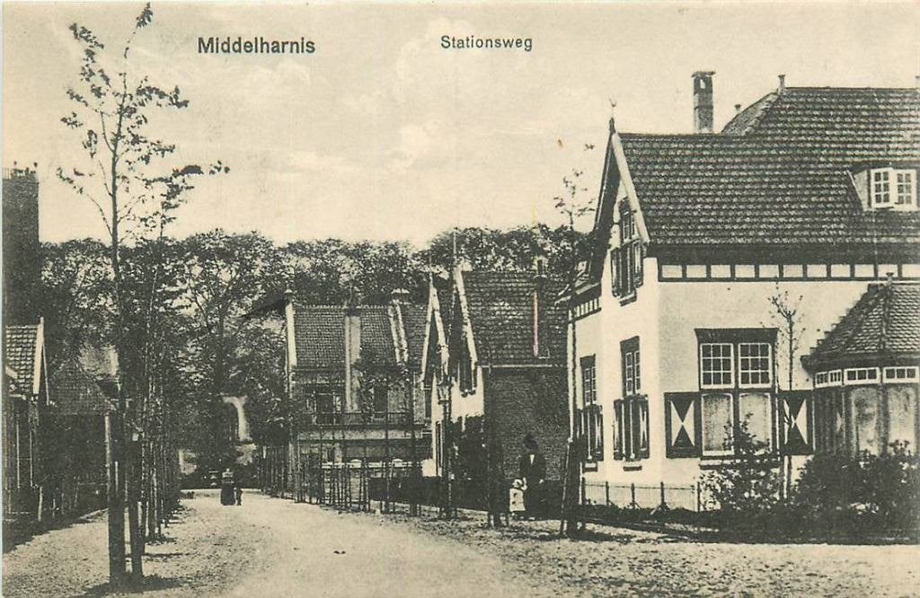388-427-029 Middelharnis Stationsweg, Verzenden, Voor 1920, Zuid-Holland