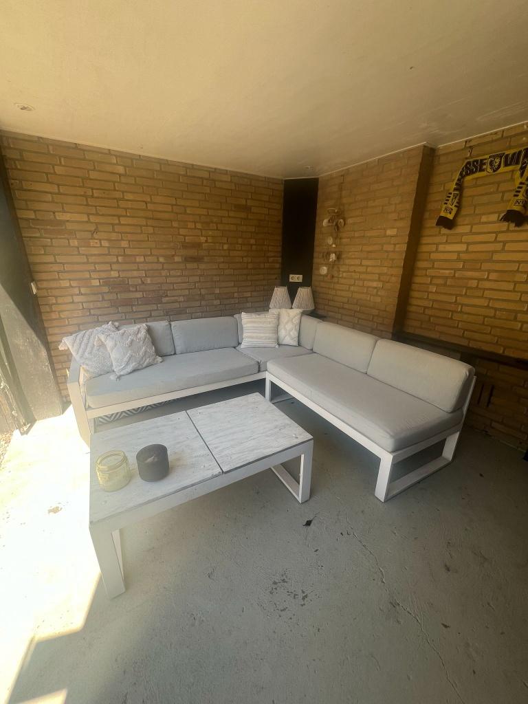 Loungeset, Tuin en Terras, Tuinsets en Loungesets, Ophalen, 5 zitplaatsen, Kunststof, Gebruikt