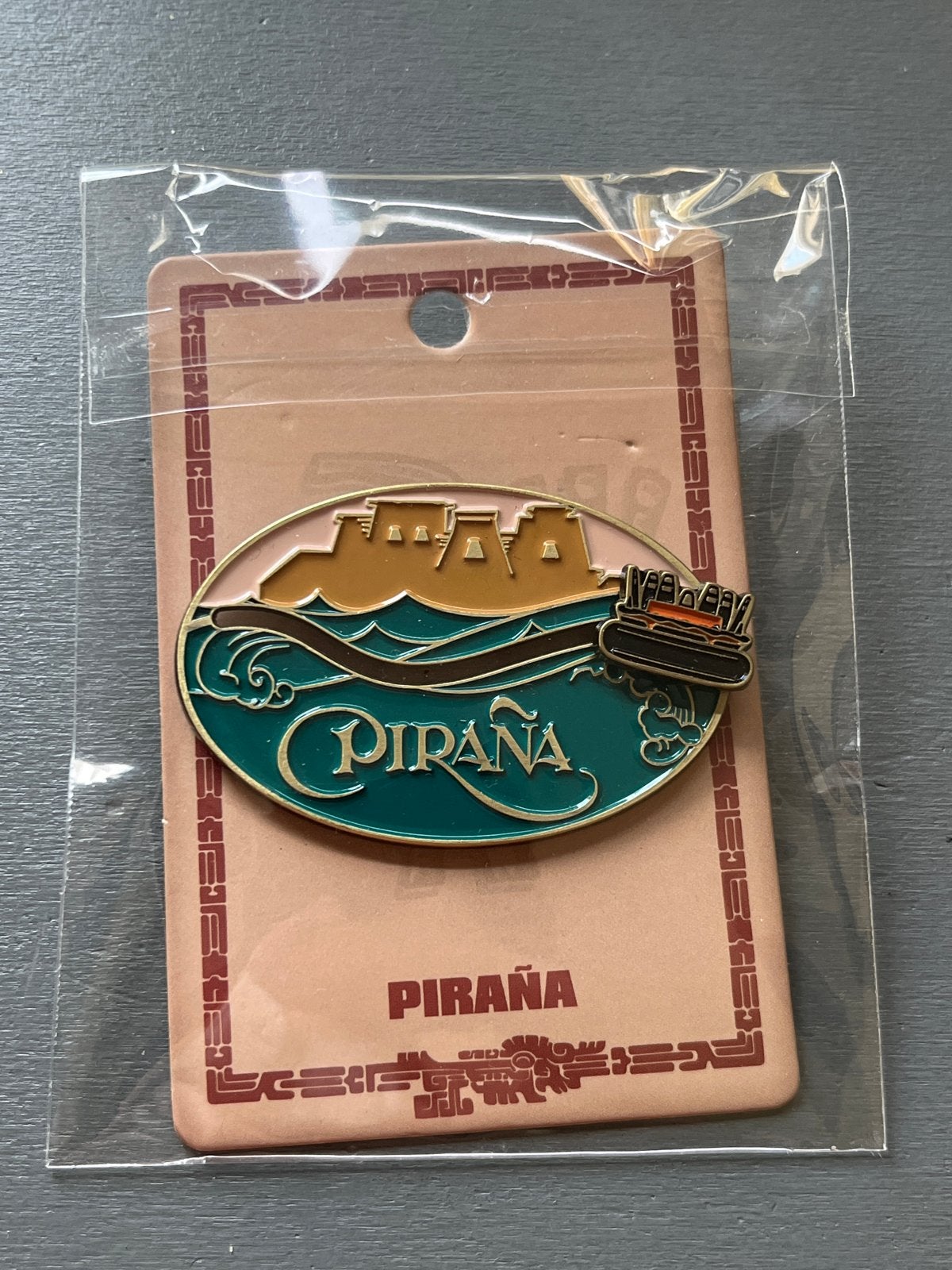 Pirana Efteling Pin - Nieuw in verpakking, Efteling, Nieuw, Ophalen of Verzenden, Nvt