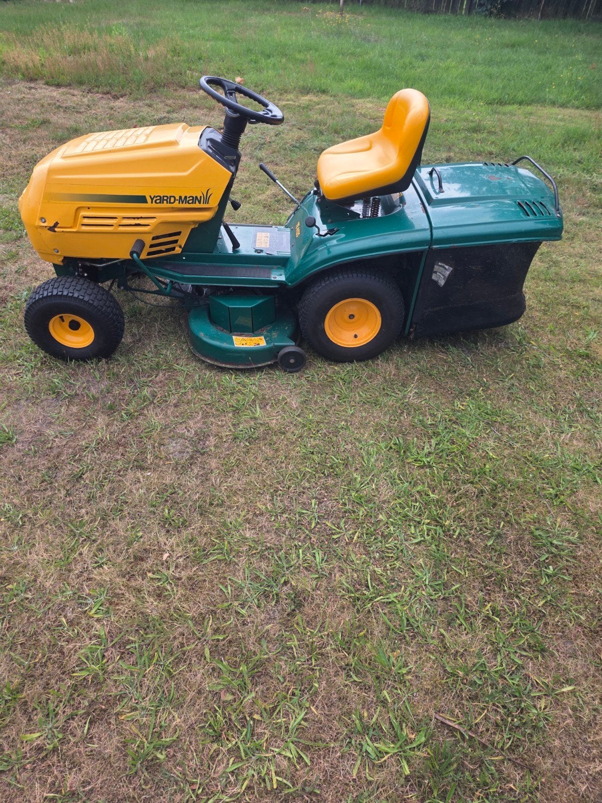 Yard-Man MTD Zitmaaier 12.5 PK met Opvangbak, Ophalen of Verzenden, Gebruikt, Yard-Man MTD, Opvangbak