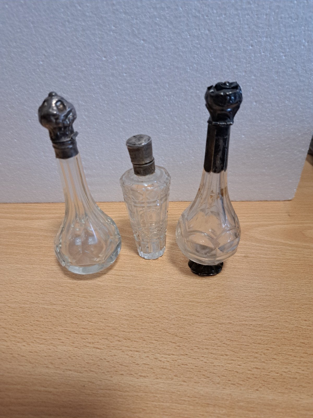Parfum flesje met zilver, Ophalen of Verzenden, Zilver