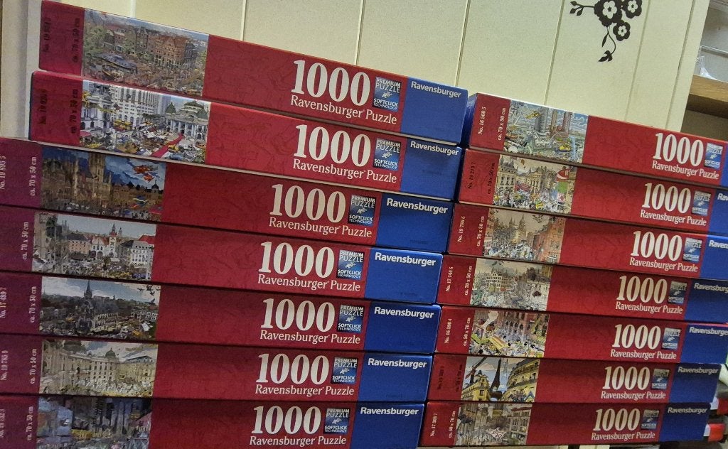 Steden puzzels, Ophalen of Verzenden, 500 t/m 1500 stukjes, Zo goed als nieuw, Legpuzzel