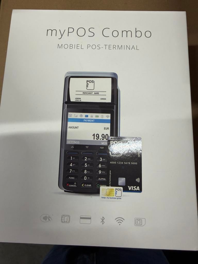 myPOS Combo Mobiel POS-Terminal, Ophalen