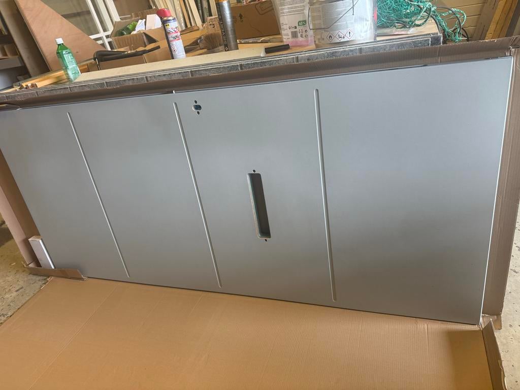 Nieuwe Geïsoleerde Meranti Voordeur 930x2115 Rechtsdraaiend, Ophalen, 80 tot 100 cm, 215 cm of meer, Nieuw