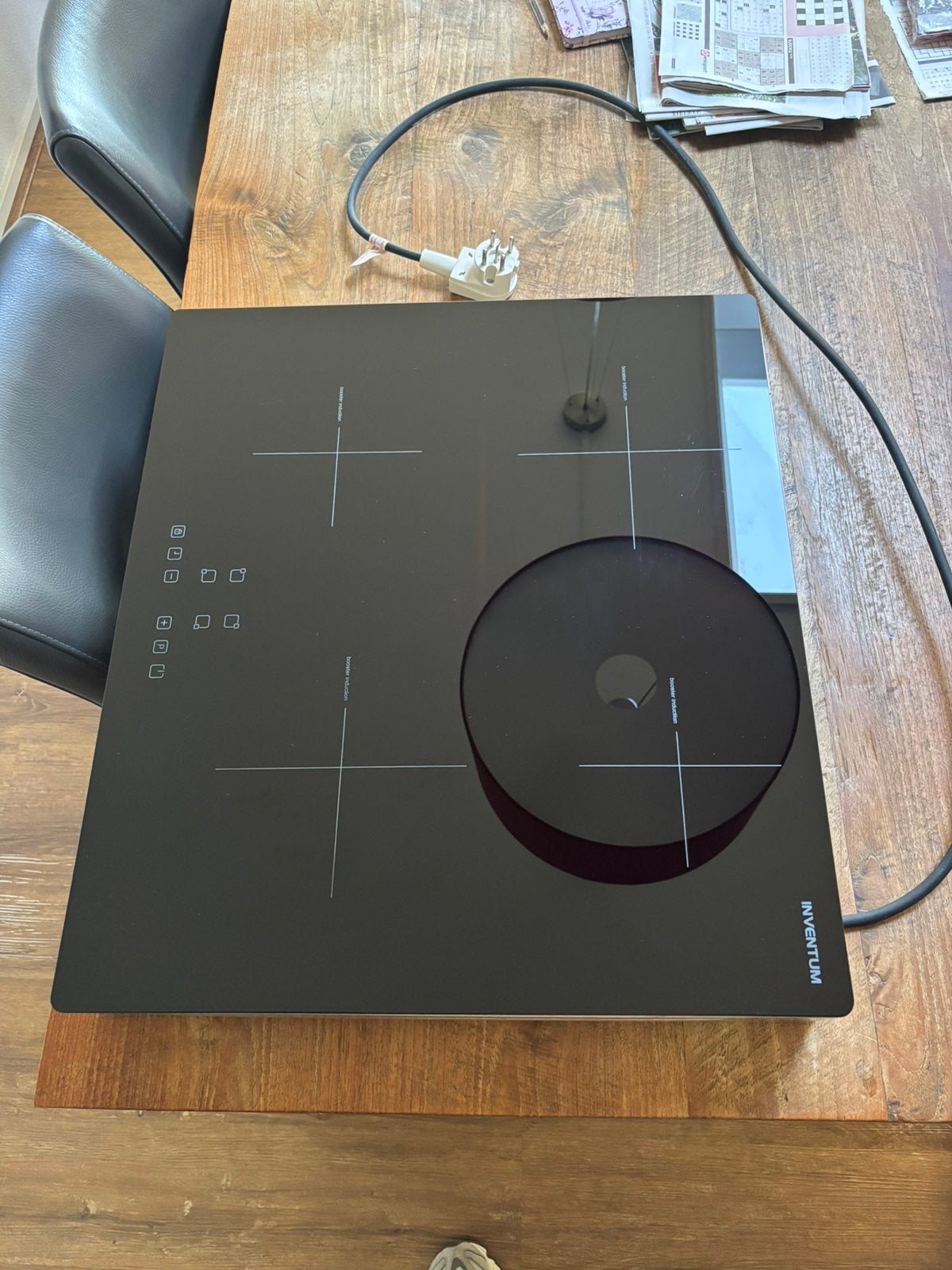 Inventum inductiekookplaat VKI6010ZIL/01 – 3500W, Witgoed en Apparatuur, Kookplaten, Ophalen, 4 kookzones, Zo goed als nieuw, Inductie