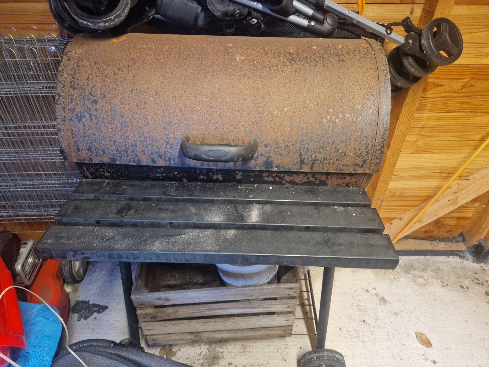 Barbecue, Ophalen, Gebruikt