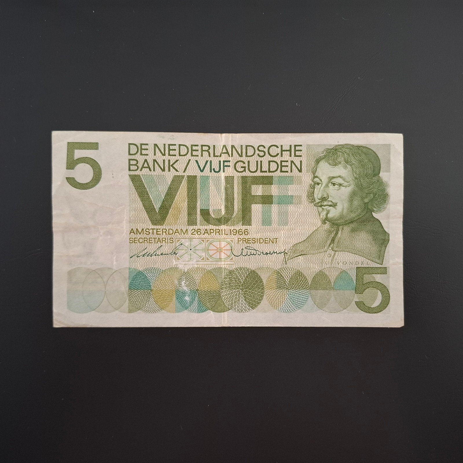 5 gulden Nederland #009, Verzenden, 5 gulden, Los biljet