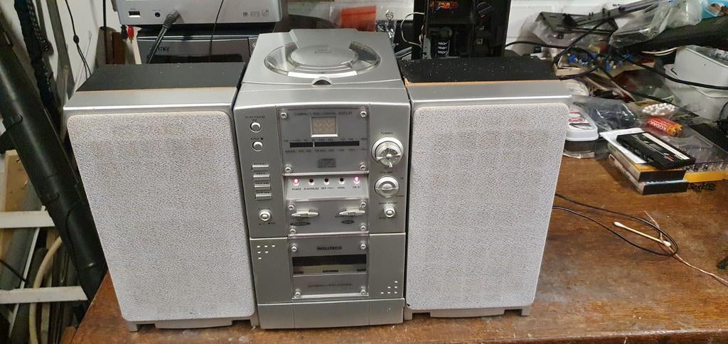 Miniset met radio en cassette., Audio, Tv en Foto, Stereo-sets, Ophalen, Overige merken